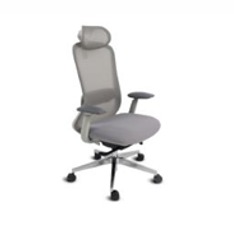 Silla Modelo Londres gris con cabecera
