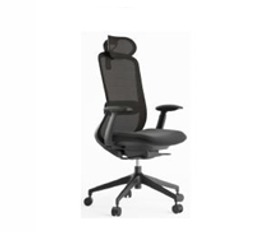 Silla Modelo Londres con cabecera negro